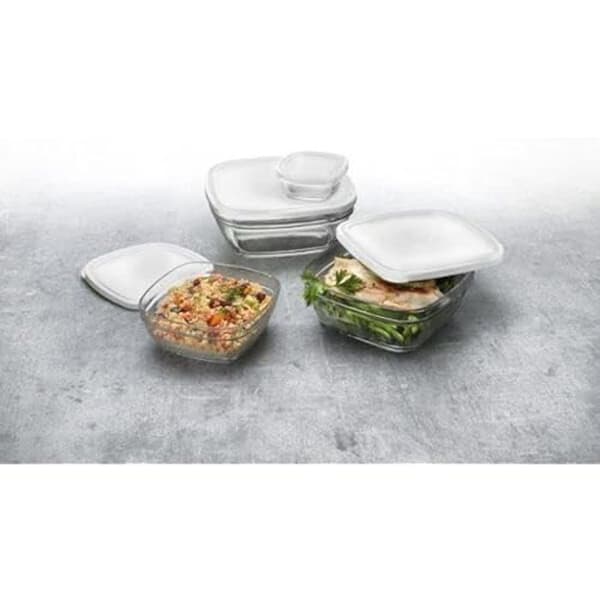 Lunchlåda - DURALEX - Standard - Rektangulär - Mångfärgade - 1 x 1 x 1 cm
