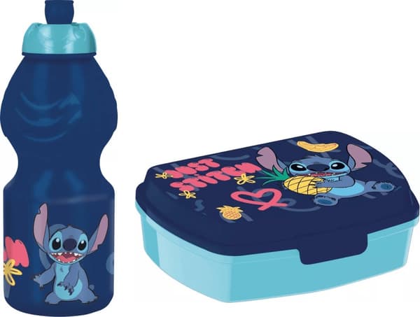 Vattenflaska och Matlåda Lilo och Stitch