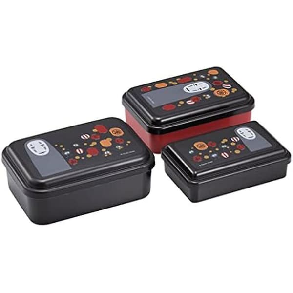 Förvaringslådor för livsmedel - SKATER - Set om 3 - Japansk design - Hållbar - Diskmaskinskompatibel