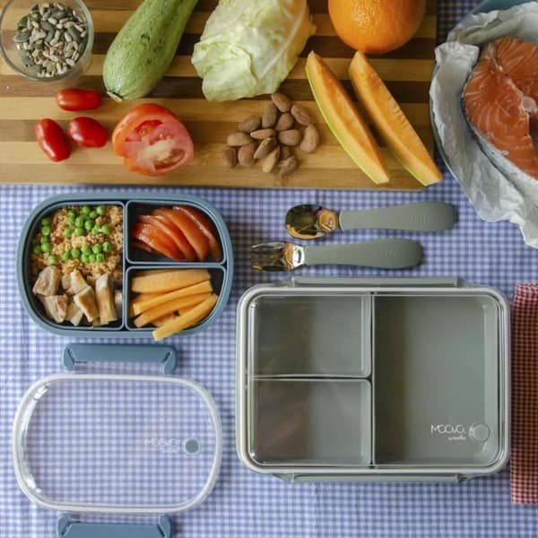 Nuvita Snackbox 950 ml, Engelsk Ros