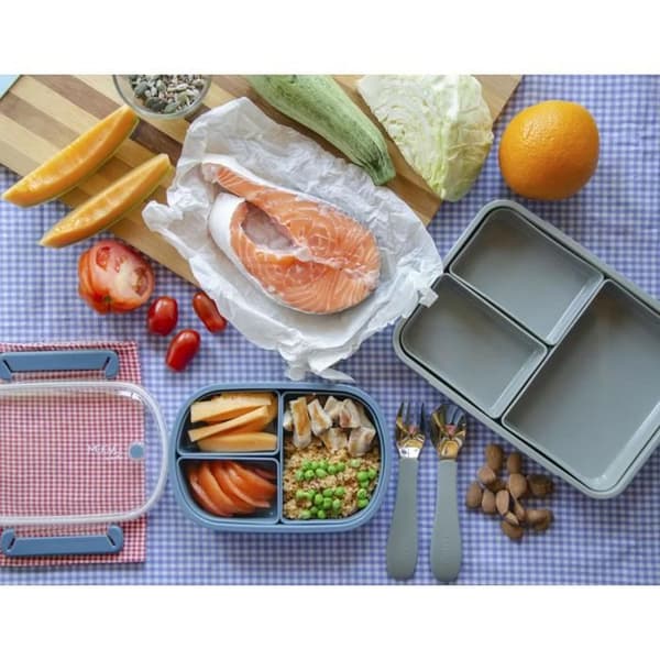 Nuvita Snackbox 950 ml, Engelsk Ros