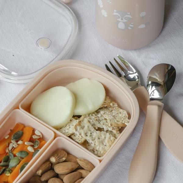 Nuvita Snack Box 490 ml, ljusblå