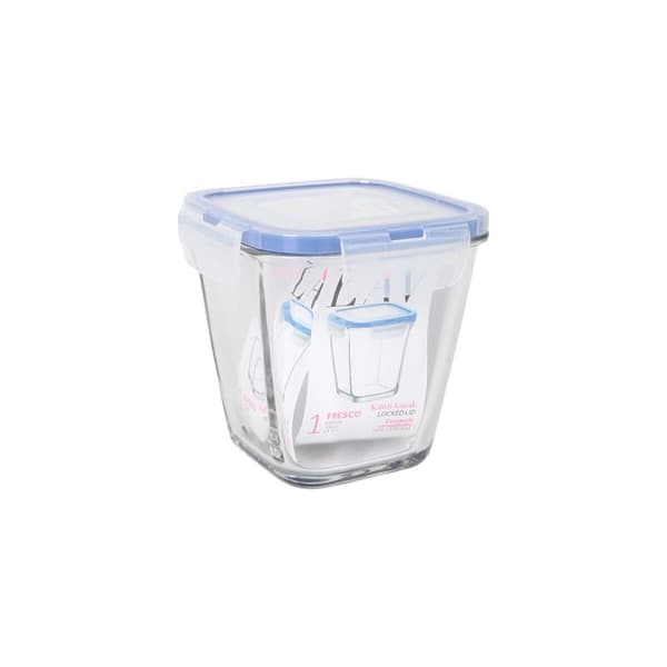 Hermetisk matlåda LAV Blå Transparent 700 ml (8 antal)