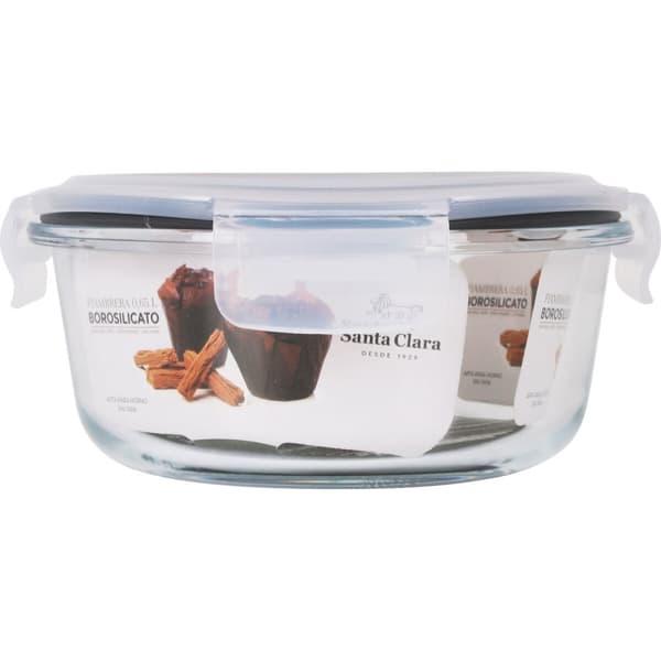Hermetisk matlåda Santa Clara Transparent 650 ml (6 antal)