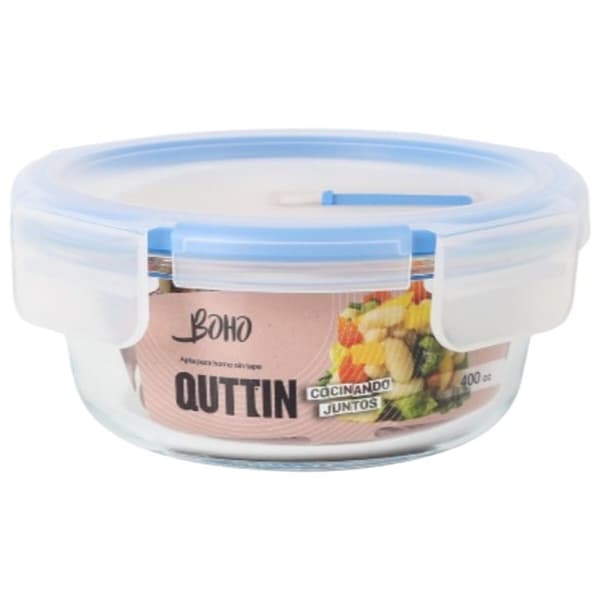 Ilmatiivis eväsrasia Quttin Boho Läpinäkyvä 0,4 l (12 osaa)
