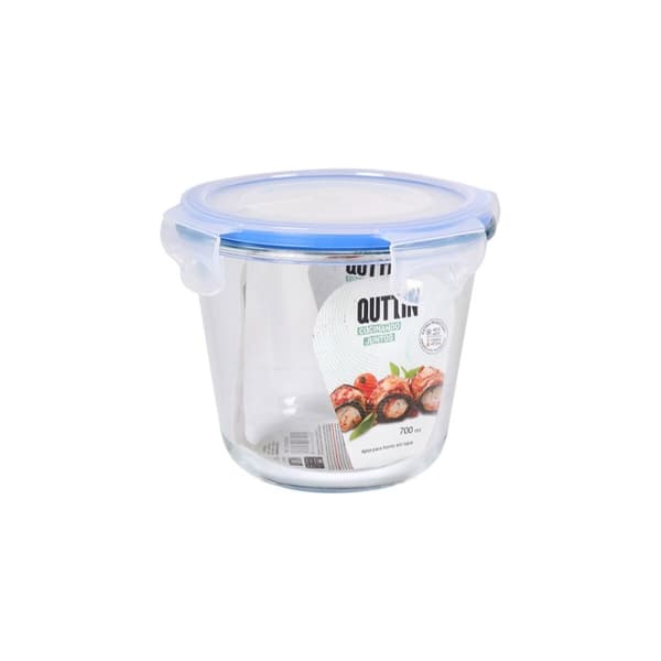 Ilmatiivis eväsrasia Quttin Läpinäkyvä 700 ml (6 osaa)
