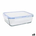 Miniatyrbild 1 av 2: Hermetisk matlåda LAV Grå Transparent 1,9 L (8 antal)