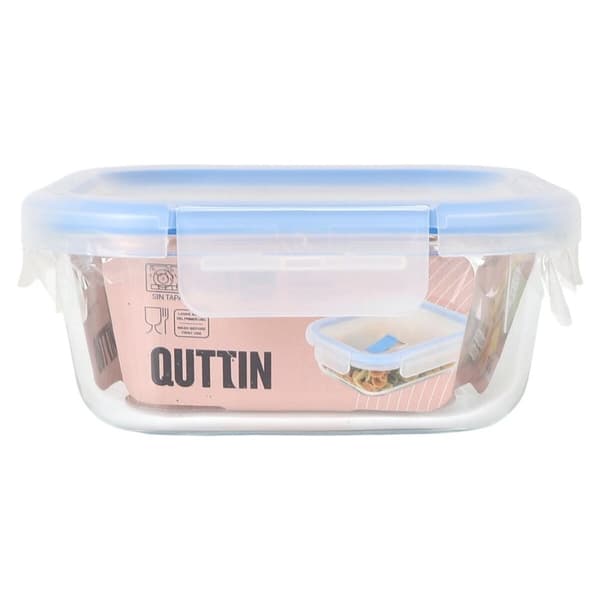 Hermetisk Lunsjboks Quttin Boho Gjennomsiktig 750 ml (6 enheter)