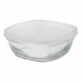 Miniatyrbild 2 av 2: Fyrkantig matlåda med lock Duralex FreshBox Transparent 150 ml (12 antal)