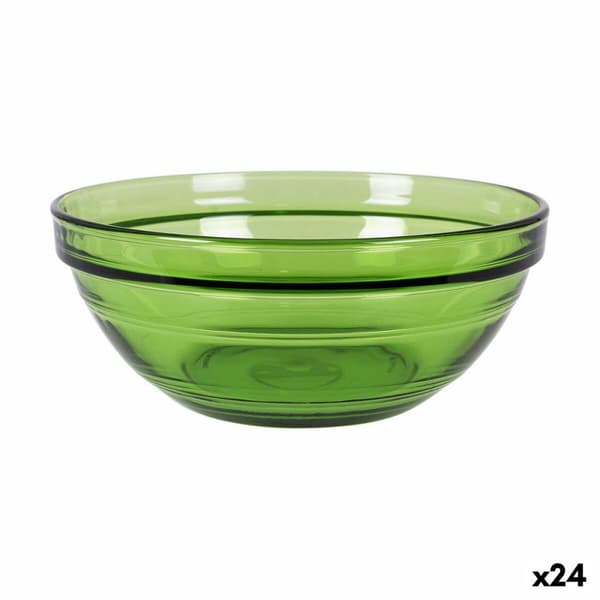 Salaattikulho Duralex Lys 970 ml Vihreä (24 osaa)