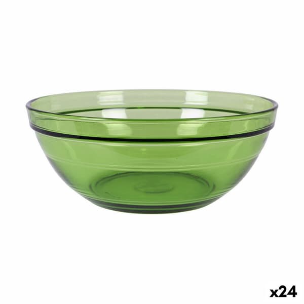 Salaattikulho Duralex Lys 1,6 L Vihreä (24 osaa)