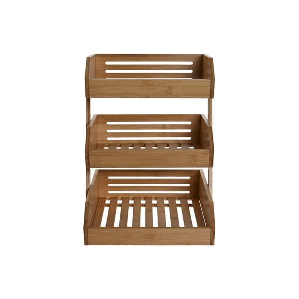 Fruktskål Home ESPRIT Naturell Bambu 30 x 33 x 41 cm