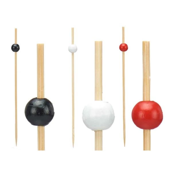 Set med grillspett för barbecue Kinvara 36340 Bambu (24 antal)