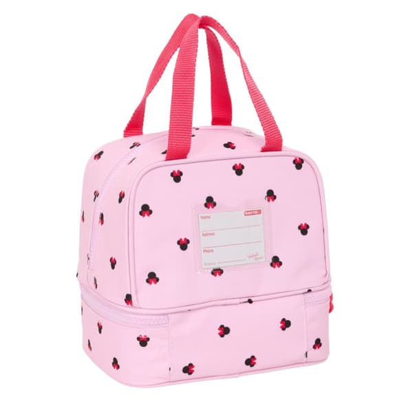 Lunchlåda Minnie Mouse Naive Rosa 20 x 20 x 15 cm