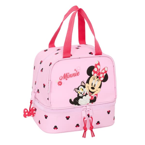 Lunchlåda Minnie Mouse Naive Rosa 20 x 20 x 15 cm