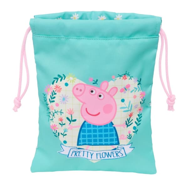 Lunchlåda Peppa Pig Pretty flowers Gul Mint