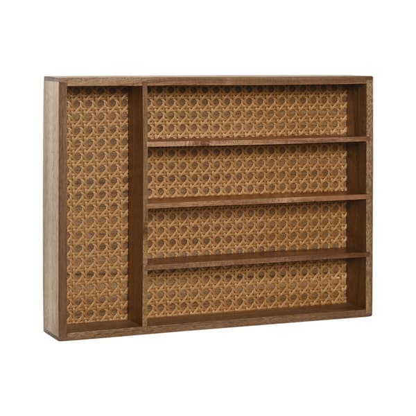 Besticks-sortering Home ESPRIT Naturell Akaciaträ 34,5 x 25,5 x 5 cm