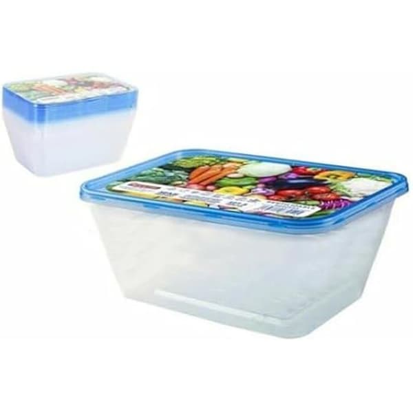 Privilege Set med 8 rektangulära måltidslådor 1 L 17,5 x 12 x 7 cm (24 enheter)