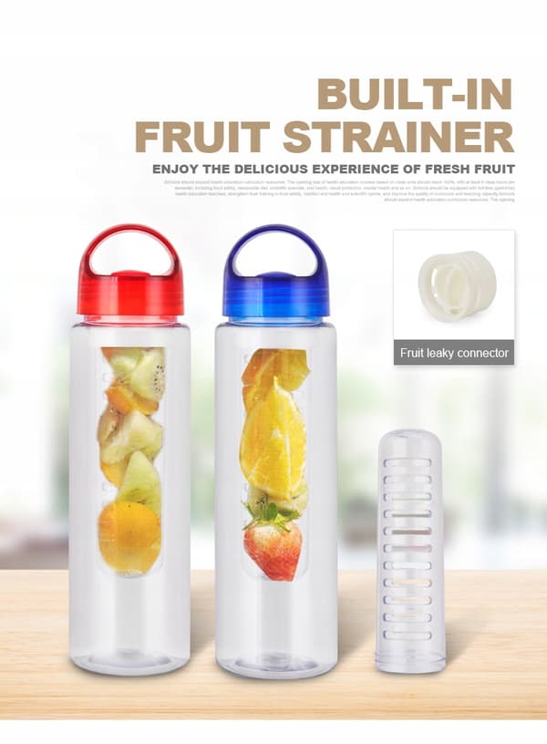 VANDFLASKE med indsats til FRUIT ICE STOR FLASKE