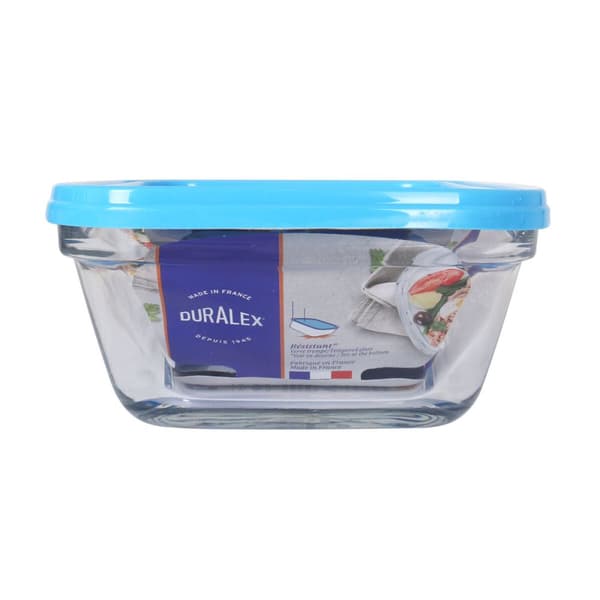 BEGAGNAD Rektangulär matlåda med lock Duralex Blå Plast 1,1 L (Renoverade A)