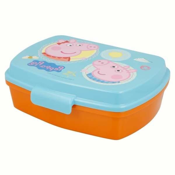 Madkasse til Sandwich Peppa Pig Having Fun Lyserød 17 x 5,6 x 13,3 cm