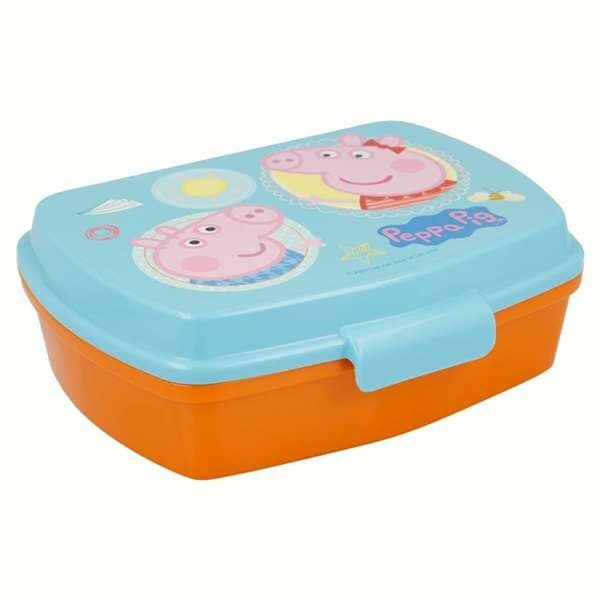 Madkasse til Sandwich Peppa Pig Having Fun Lyserød 17 x 5,6 x 13,3 cm