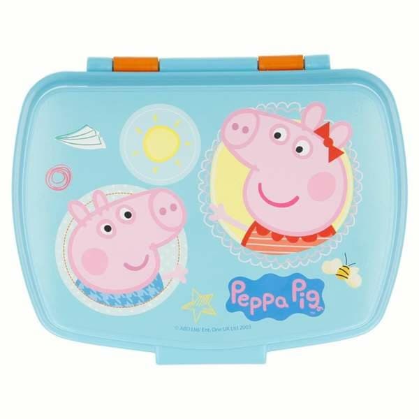 Madkasse til Sandwich Peppa Pig Having Fun Lyserød 17 x 5,6 x 13,3 cm