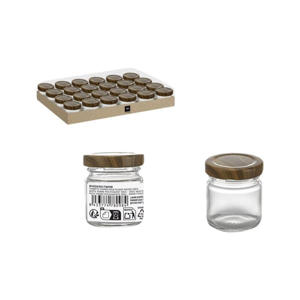 Lasikannu La Mediterránea WOOD 50 ml (48 osaa)