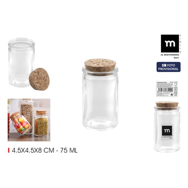 Glasskrukke La Mediterránea (36 Enheter)