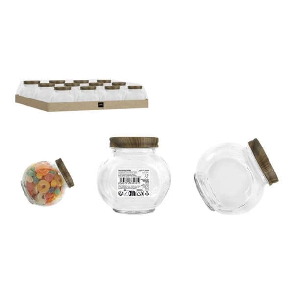 Lasikannu La Mediterránea WOOD 180 ml (60 osaa)