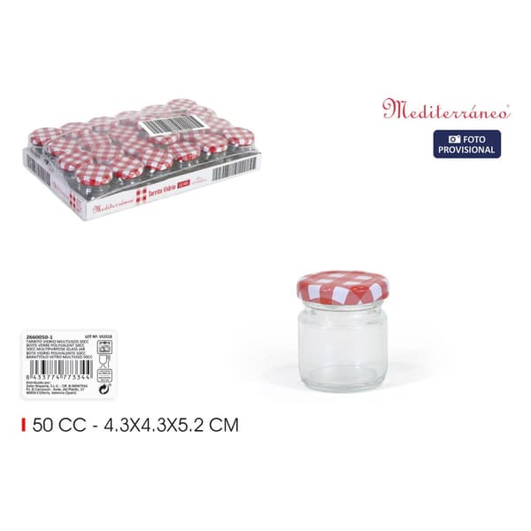 Glasburk Mediterraneo 50 ml (48 antal)