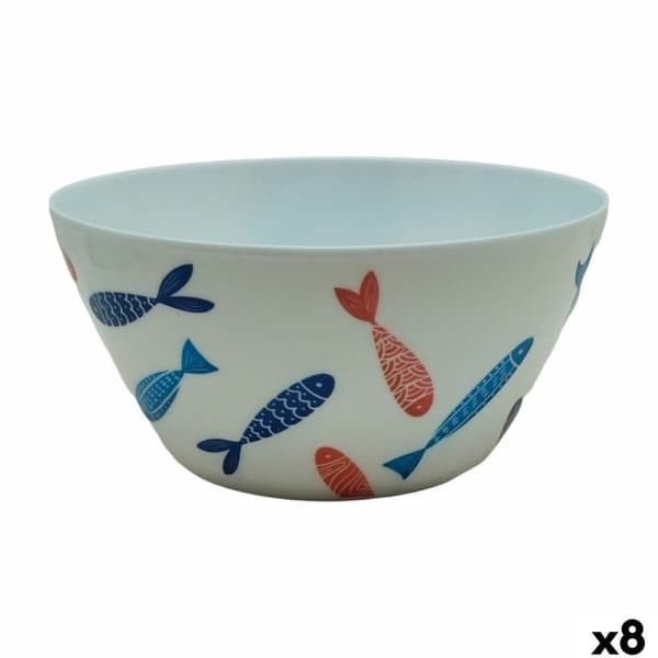 Salladsskål La Mediterránea FISHER 25,5 x 13,5 cm (8 antal)