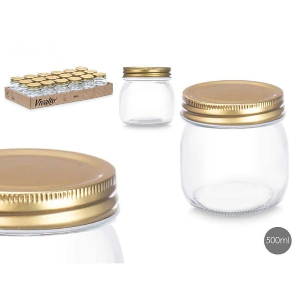 Burk Vivalto CWDH05-18PK Guld Transparent 180 ml (18 antal)
