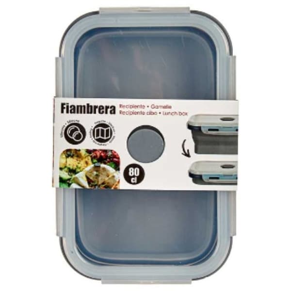Lunchlåda Kinvara CH19130-2 Grå Transparent ABS 800 ml (6 antal)