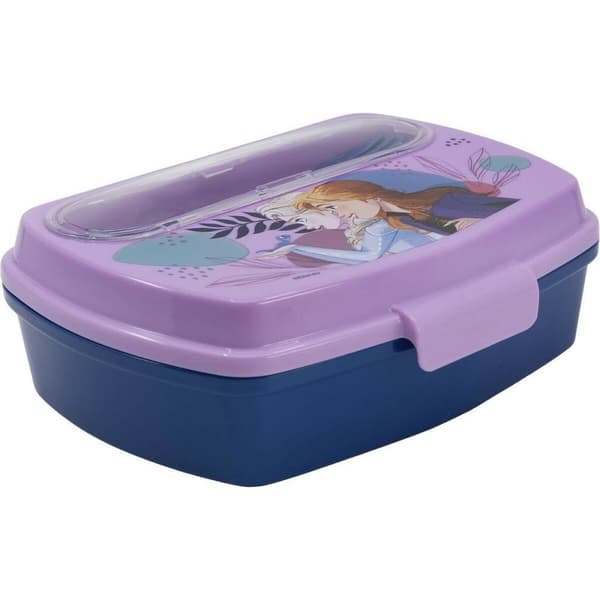 Lunchlåda med tillbehör Frozen CZ11271 Blå Plast