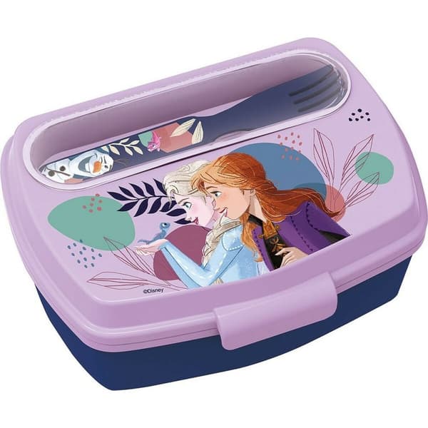 Lunchlåda med tillbehör Frozen CZ11271 Blå Plast