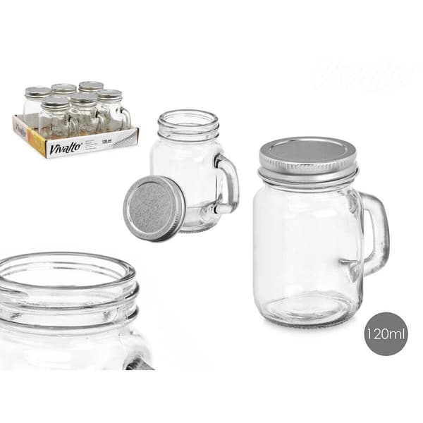 Burk Vivalto 01-0906 Transparent Silvrig 120 ml (6 antal)