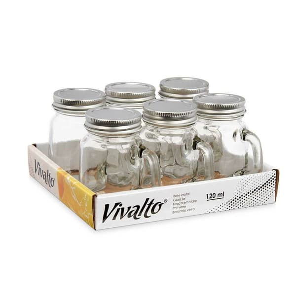 Burk Vivalto 01-0906 Transparent Silvrig 120 ml (6 antal)