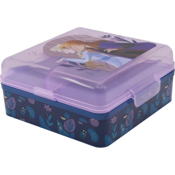 Madkasse med rum Frozen CZ11273 Multifarvet Plastik