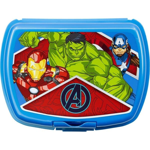 Madkasse med tilbehør The Avengers CZ11367 Blå Plastik