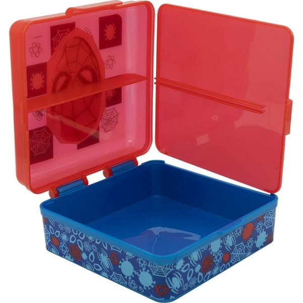 Madkasse med rum Spider-Man CZ11274 Multifarvet Plastik