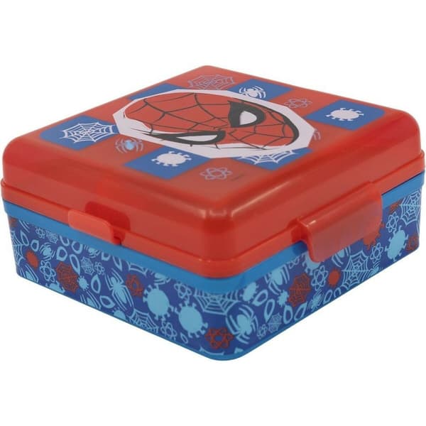 Madkasse med rum Spider-Man CZ11274 Multifarvet Plastik