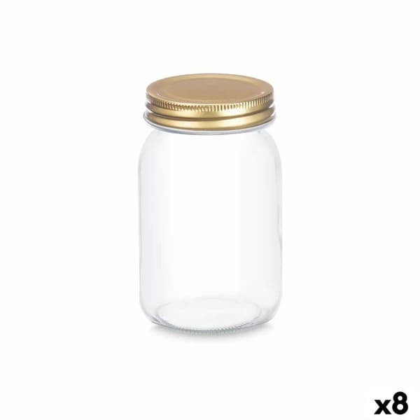 Krukke Vivalto CWDH03-8PK Gull Gjennomsiktig 500 ml (8 enheter)