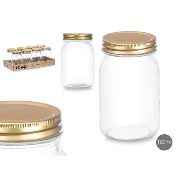 Burk Vivalto CWDH03-8PK Transparent Gyllene 500 ml (8 antal)