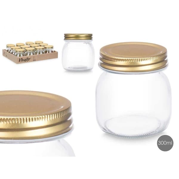 Burk Vivalto CWDH04-12PK Guld Transparent 300 ml (12 antal)