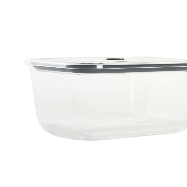 Madkasse Home ESPRIT Gennemsigtig polypropylen Borosilikatglas 1,5 L