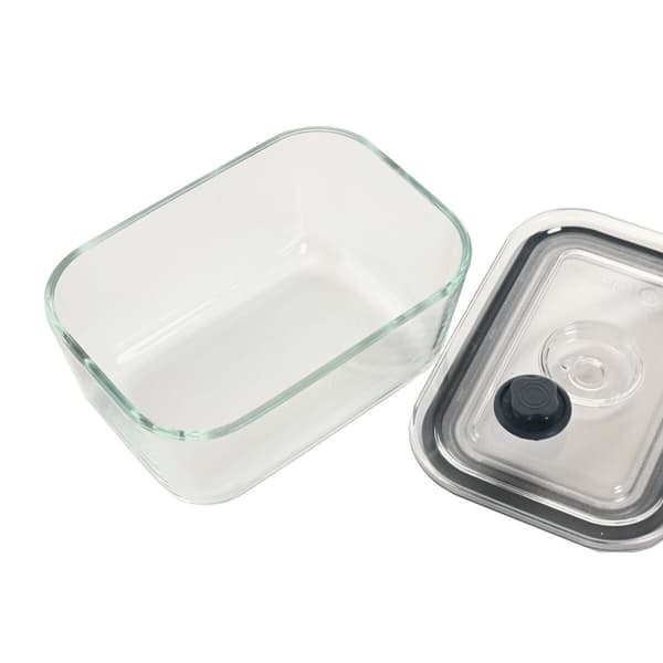 Lunchlåda Home ESPRIT Transparent polypropen Borosilikatglas