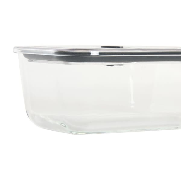 Lunchlåda Home ESPRIT Transparent polypropen Borosilikatglas
