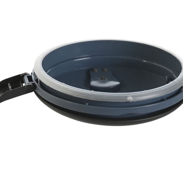 Lunchlåda DKD Home Decor Blå Vit Mörkgrå Rostfritt stål polypropen 1,5 L (2 antal)