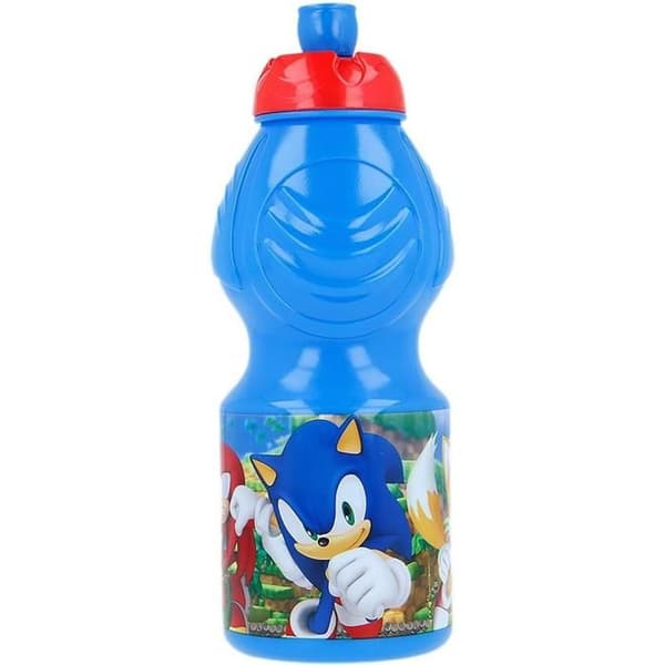 Vattenflaska - Stor - Sonic - Plast - 400 ml - Barn